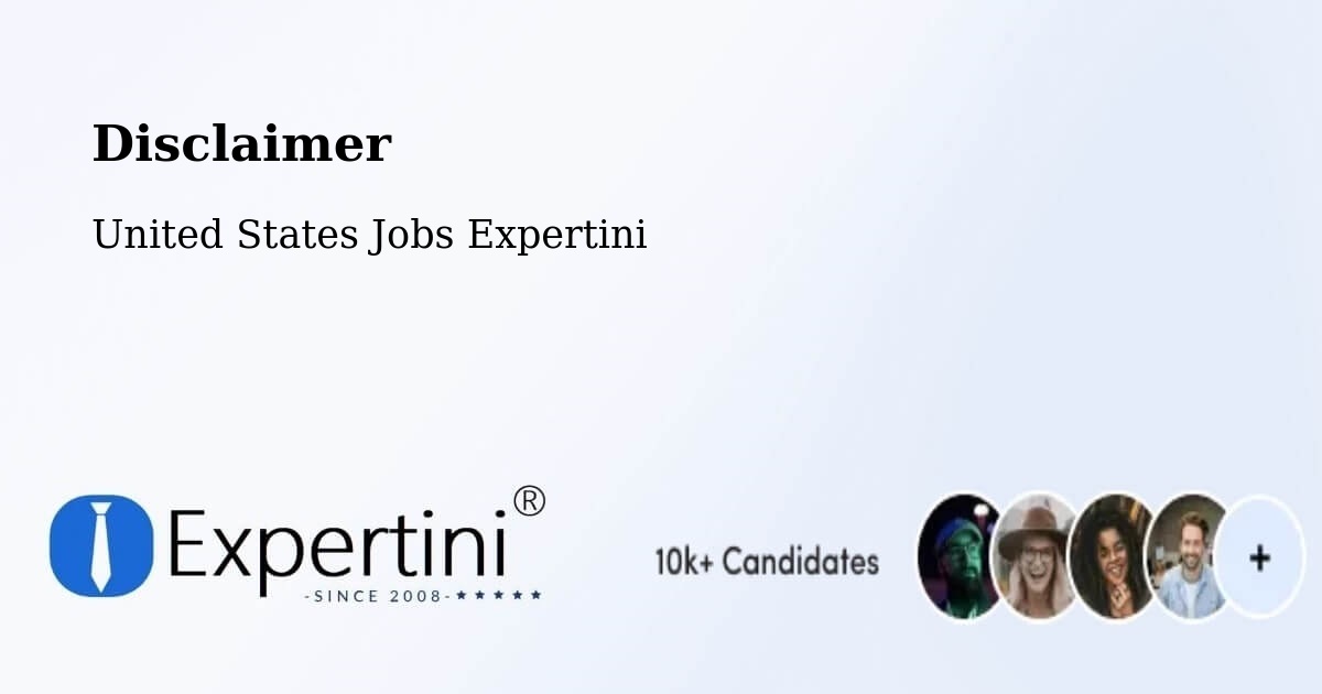 Disclaimer – Encinitas - United States Jobs Expertini